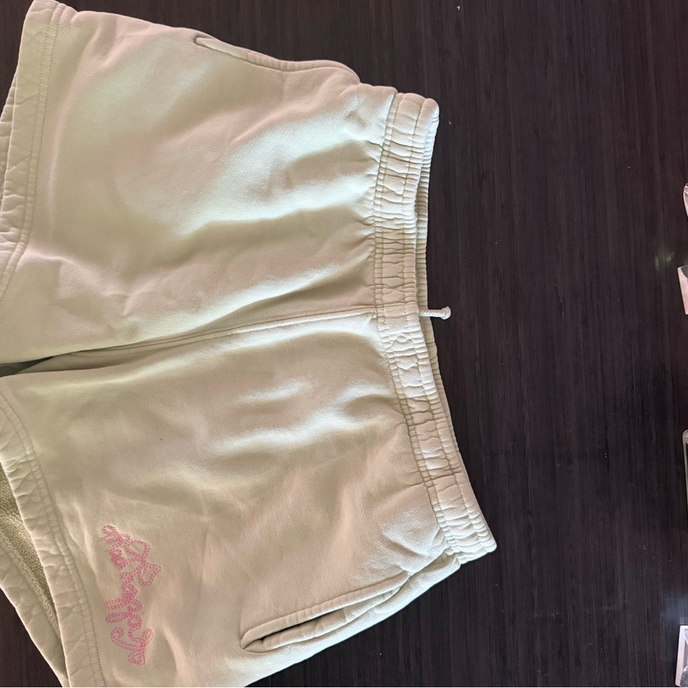 Madhappy light green sweatshorts. Size m bow collection EUC